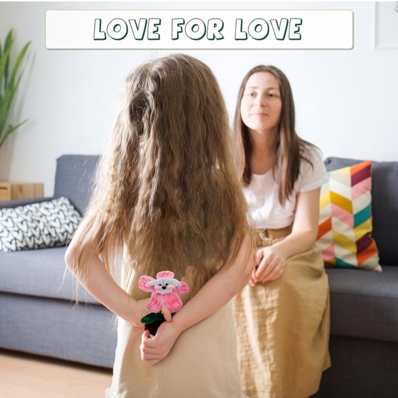 Pipe Cleaner Craft Kits 2 Set Flower Floral Craft Supplies Kids Toys STEM SM4 - Picture 10 of 16